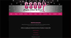 Desktop Screenshot of croydonschoolofdance.com